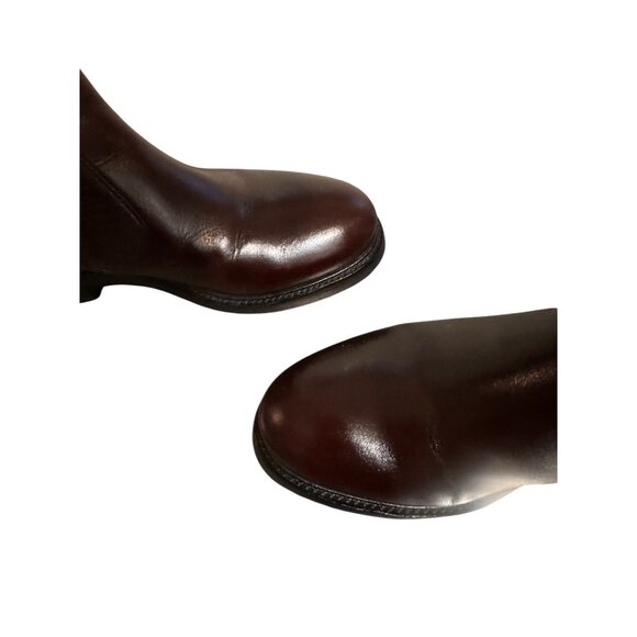 Jeffrey Campbell Edmond Chelsea Booties Women 8 Brown Real Leather Zipper Classi - Picture 16 of 16